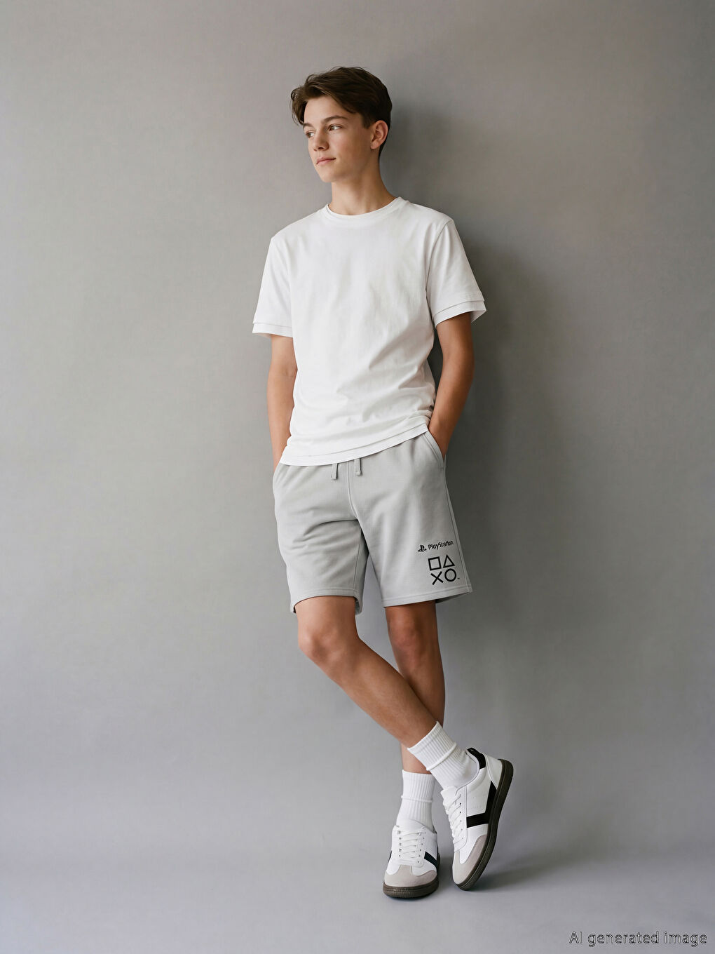 Pantaloni scurți băieți PlayStation imprimați