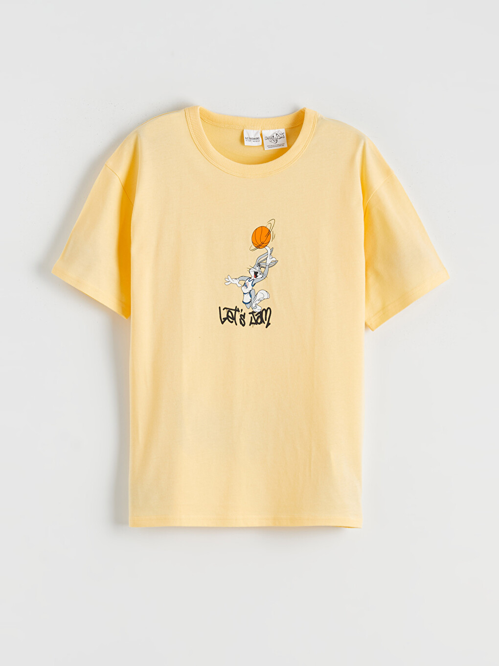 Tricou Băieți Imprimat Bugs Bunny Cu Guler Rotund-2
