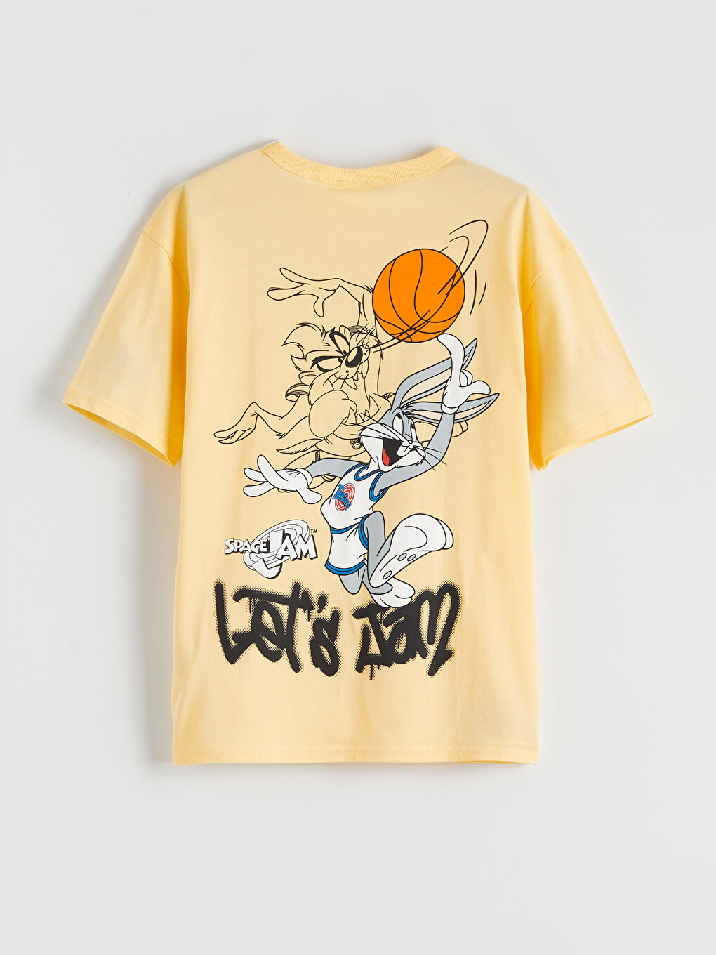 Tricou Băieți Imprimat Bugs Bunny Cu Guler Rotund-4