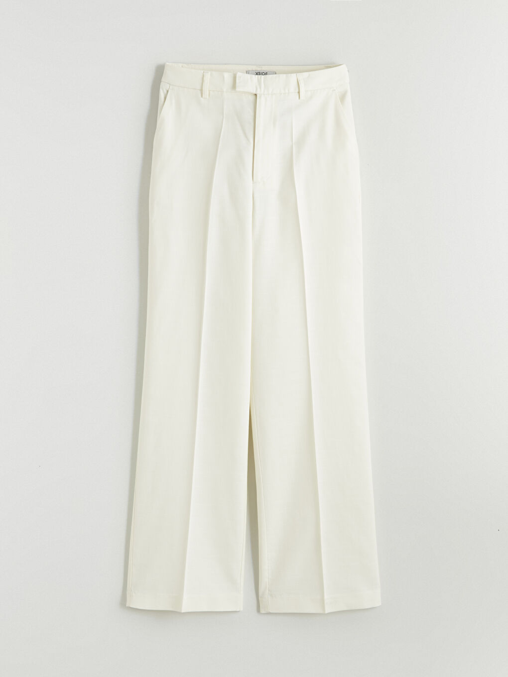 High Waisted Wide Leg Woman Trousers-1