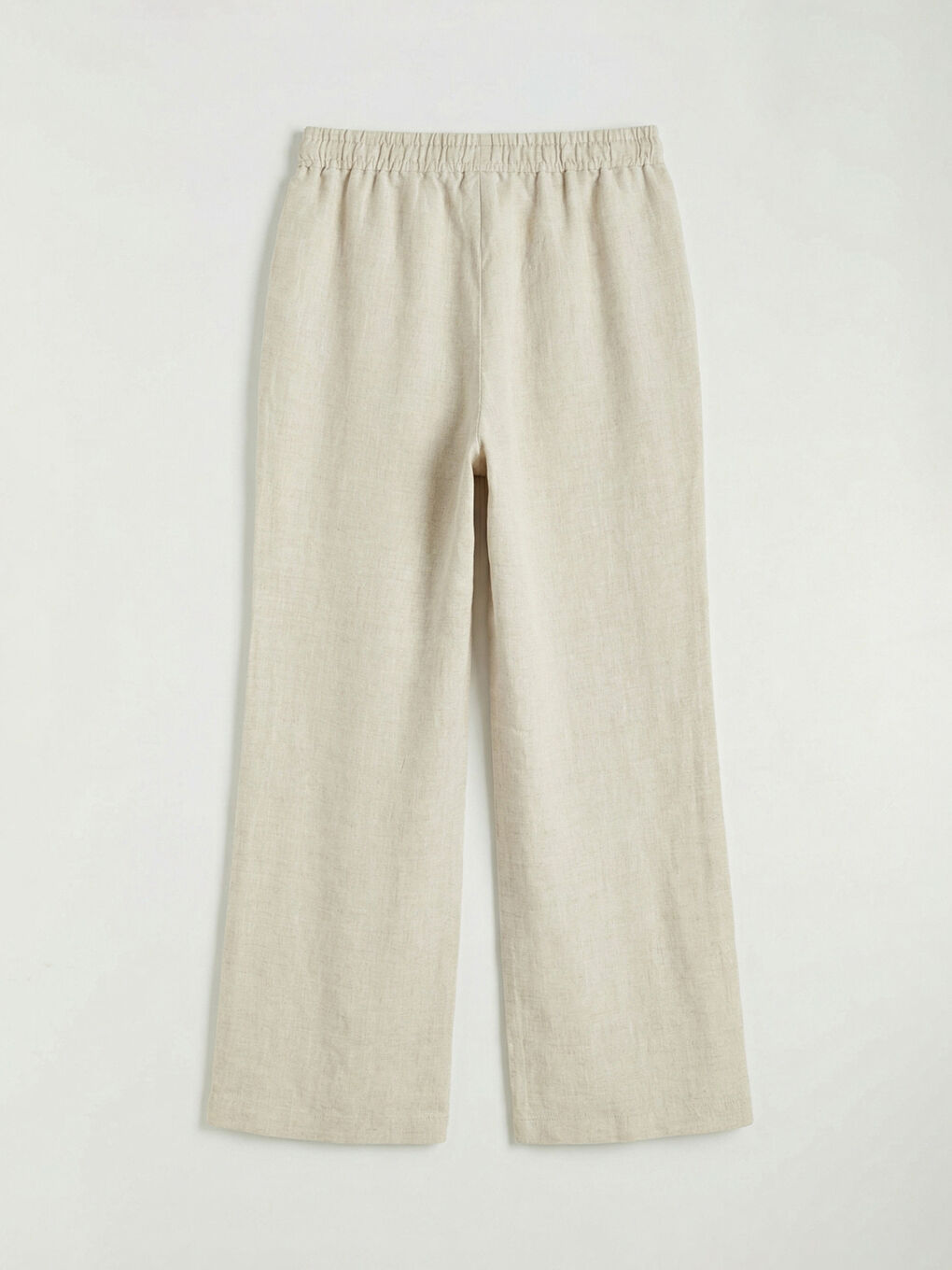 Woman BEIGE Trousers-5