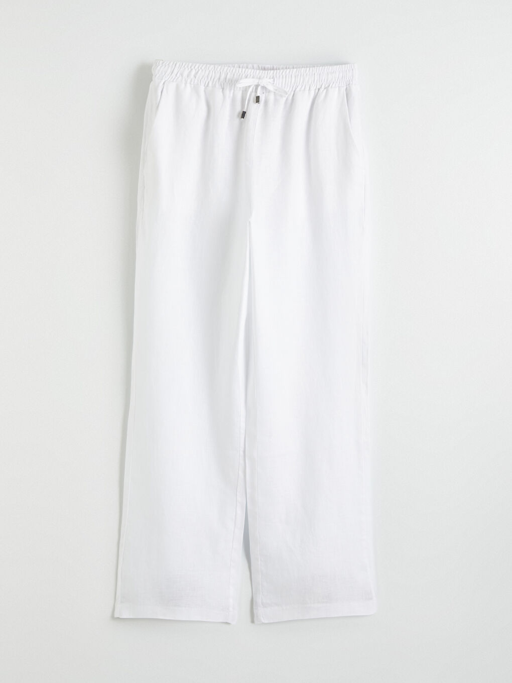 Woman WHITE Trousers-4