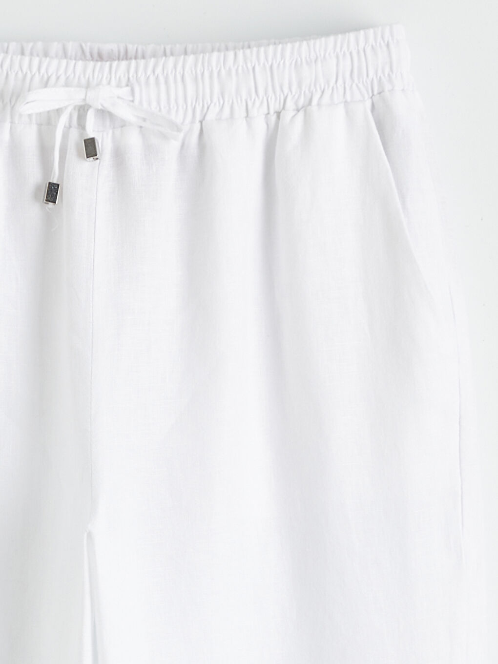 Woman WHITE Trousers-5