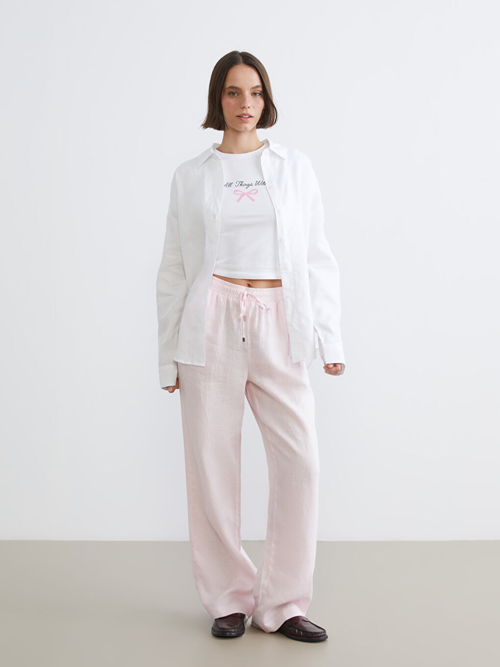 Žena BIJELA Košulja-1