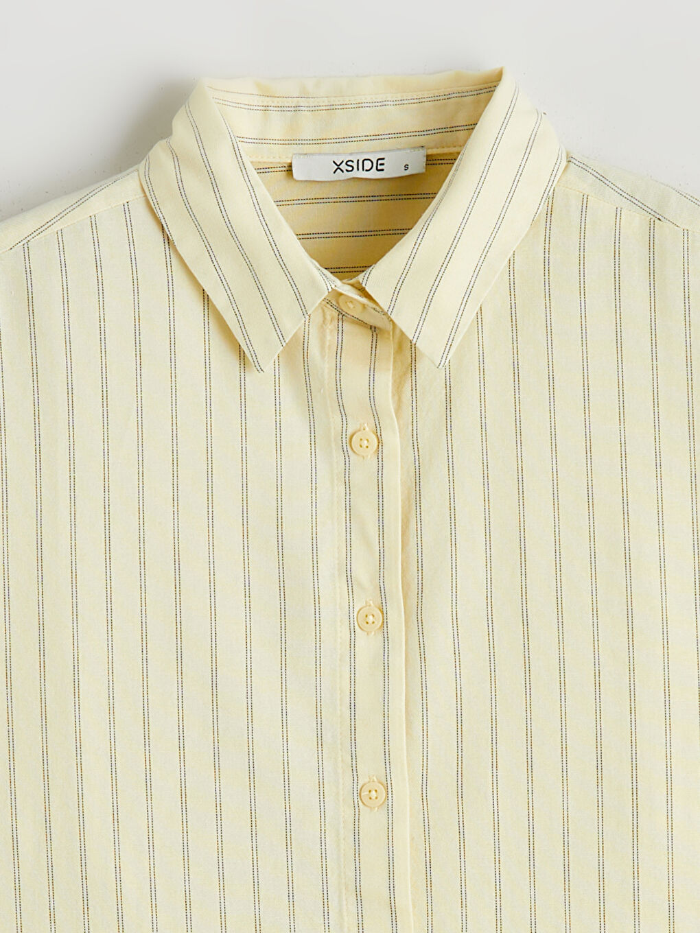 Striped Poplin Women's Shirt-5