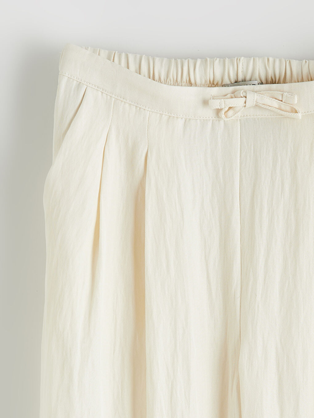 Elasticated Waist Textured Women's Trousers-5