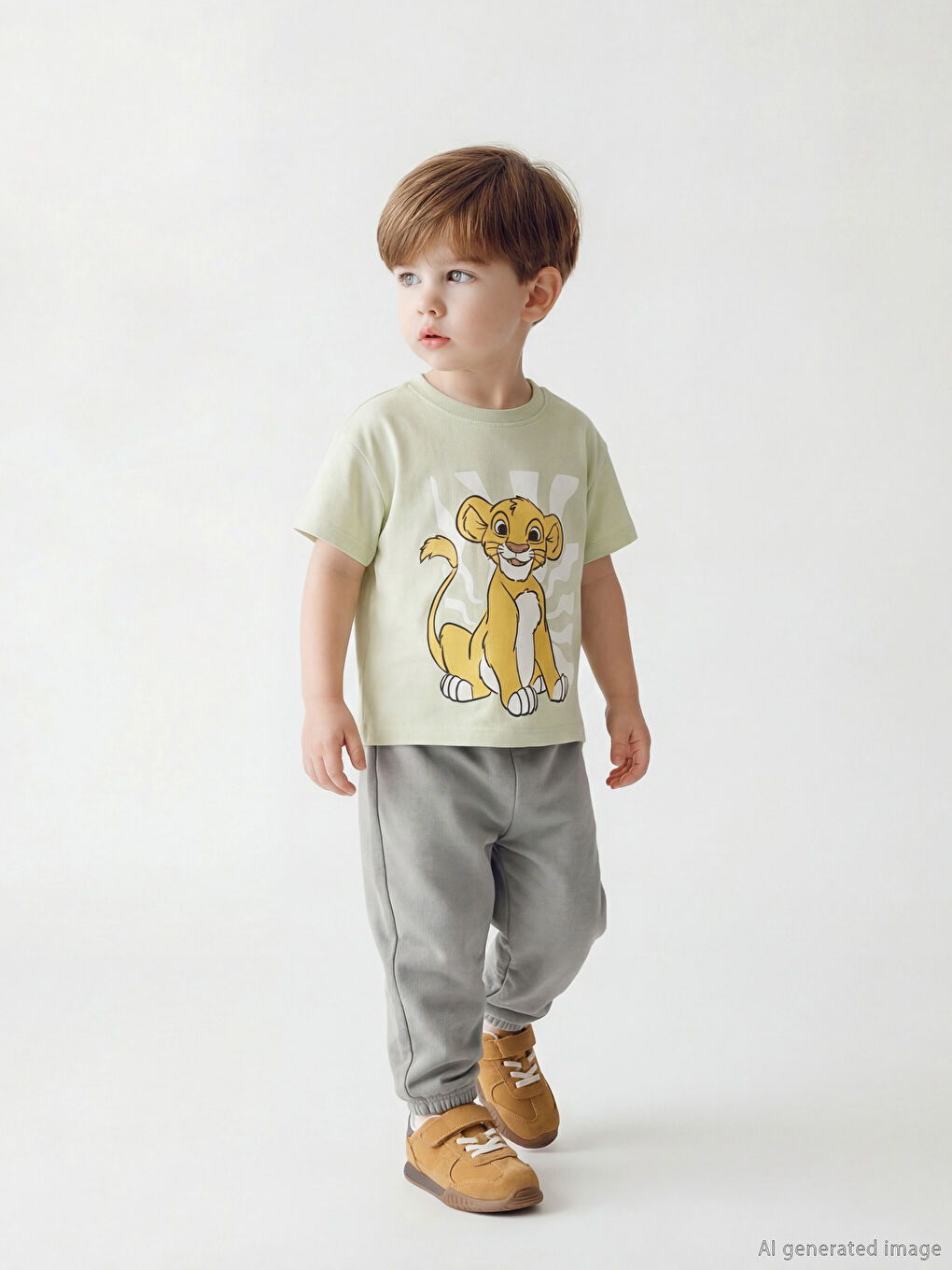 The Lion King Print Baby Boy Jersey T-Shirt
