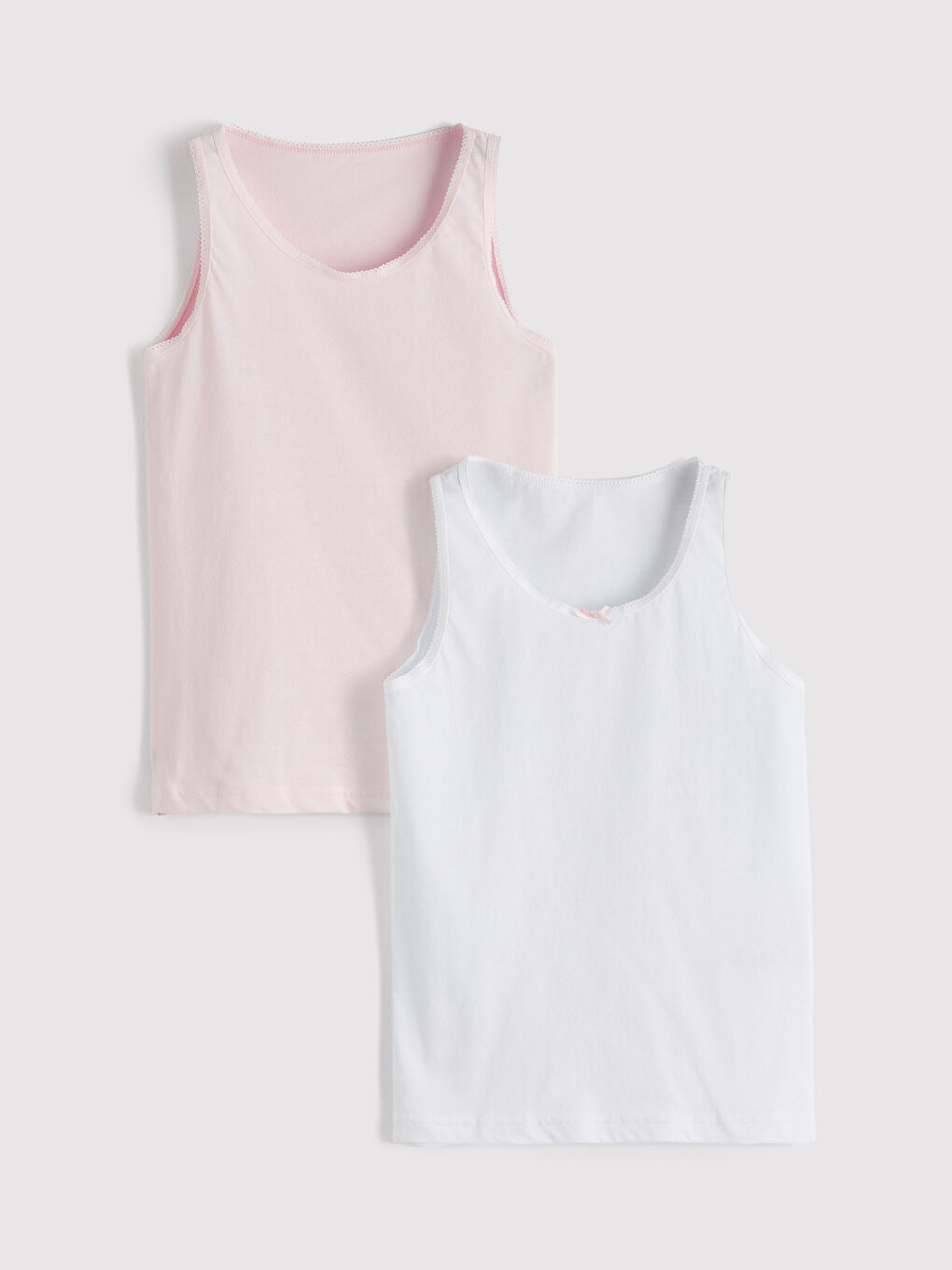 فيست بناتي بياقة دائرية - عبوة من قطعتين