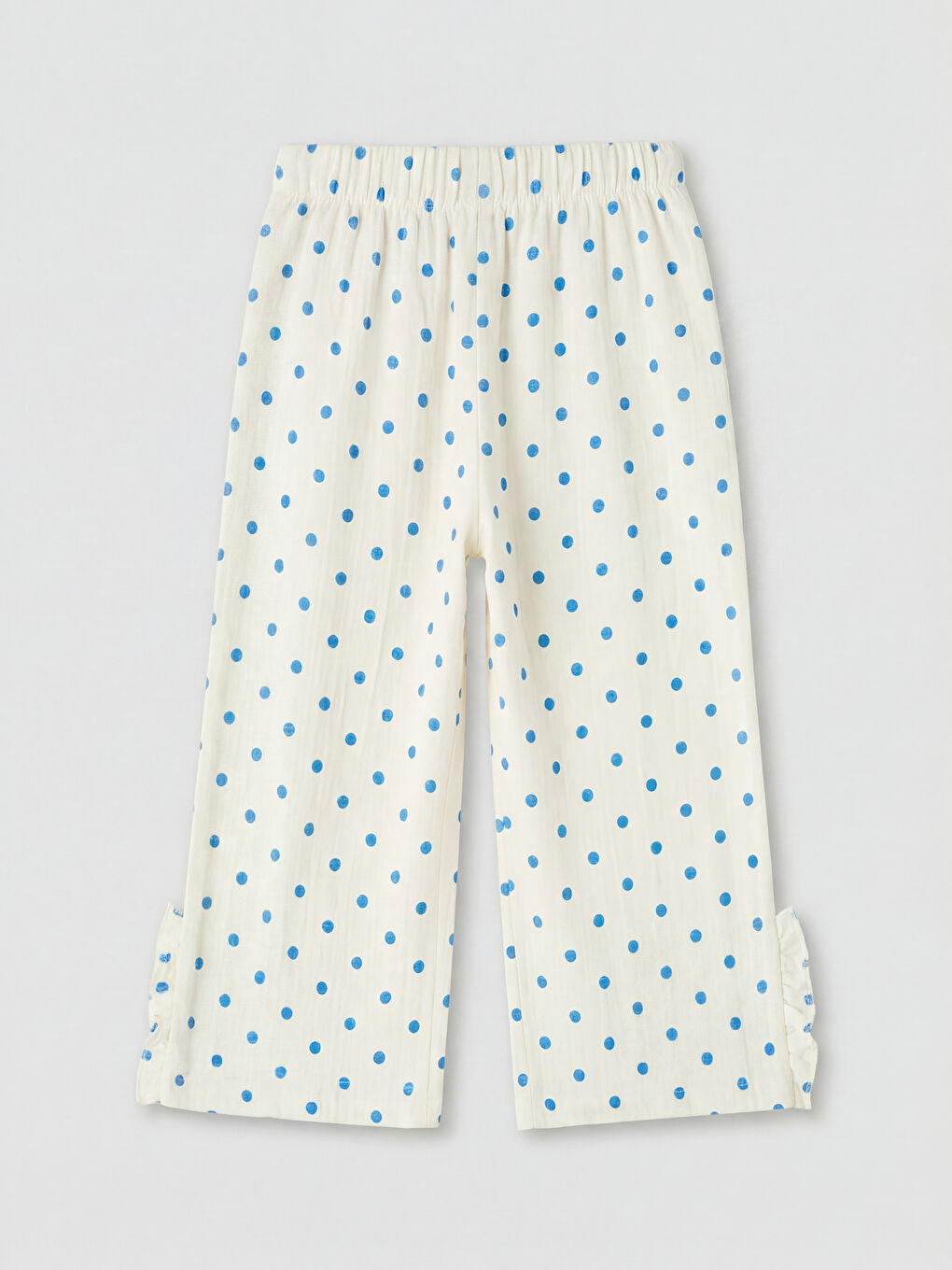 Mavi Puantiyeli Kız Bebek Takım-5