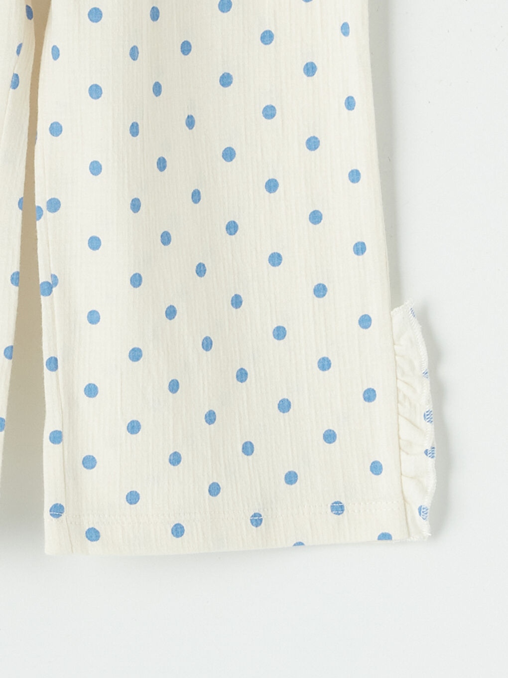 Mavi Puantiyeli Kız Bebek Takım-6