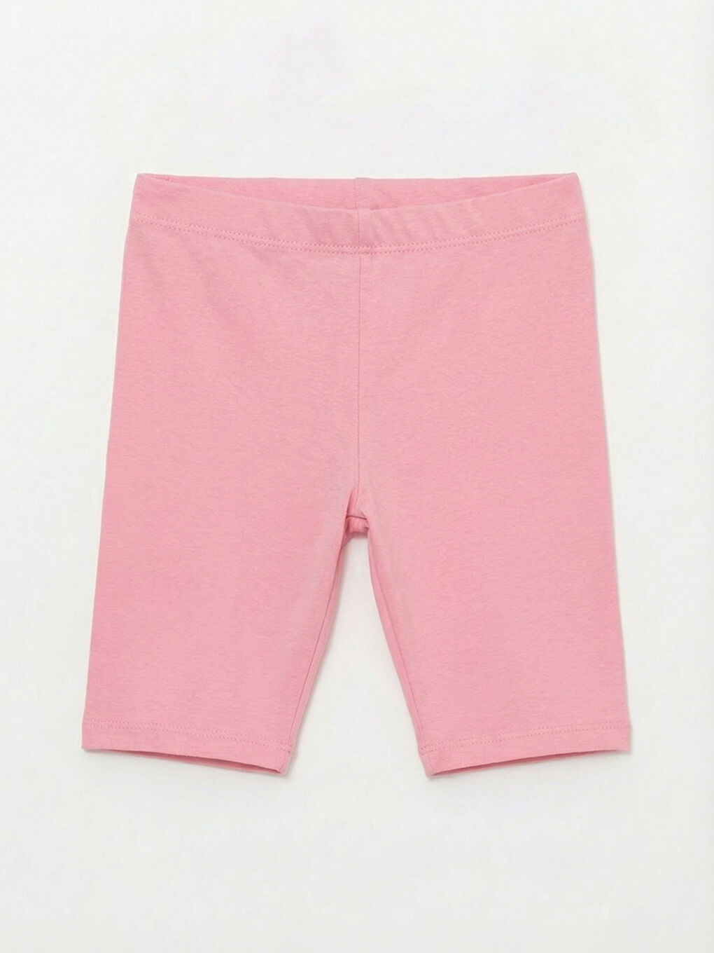 Pembe Beli Lastikli Kız Bebek Şort Tayt