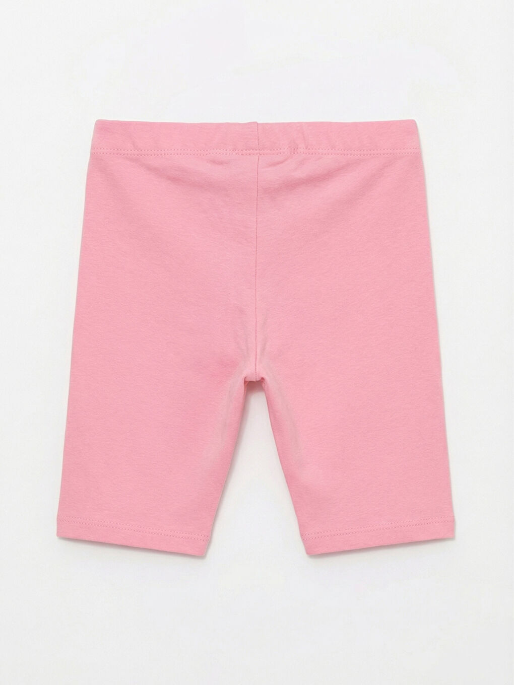 Pembe Beli Lastikli Kız Bebek Şort Tayt-1