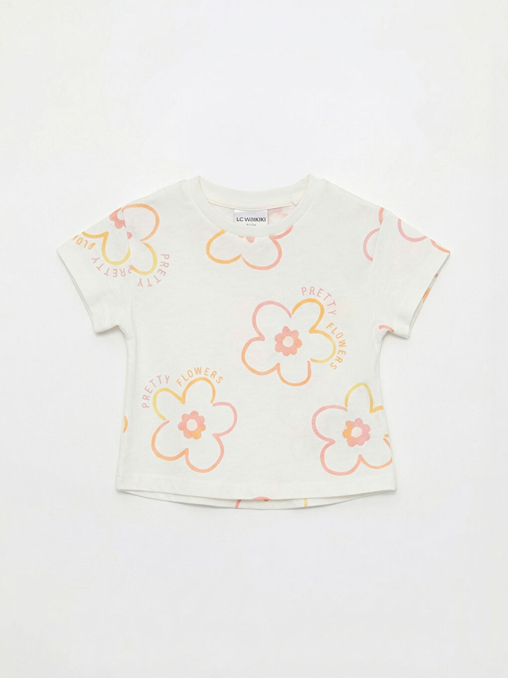 Floral Baby Tee and Leggings Set-1