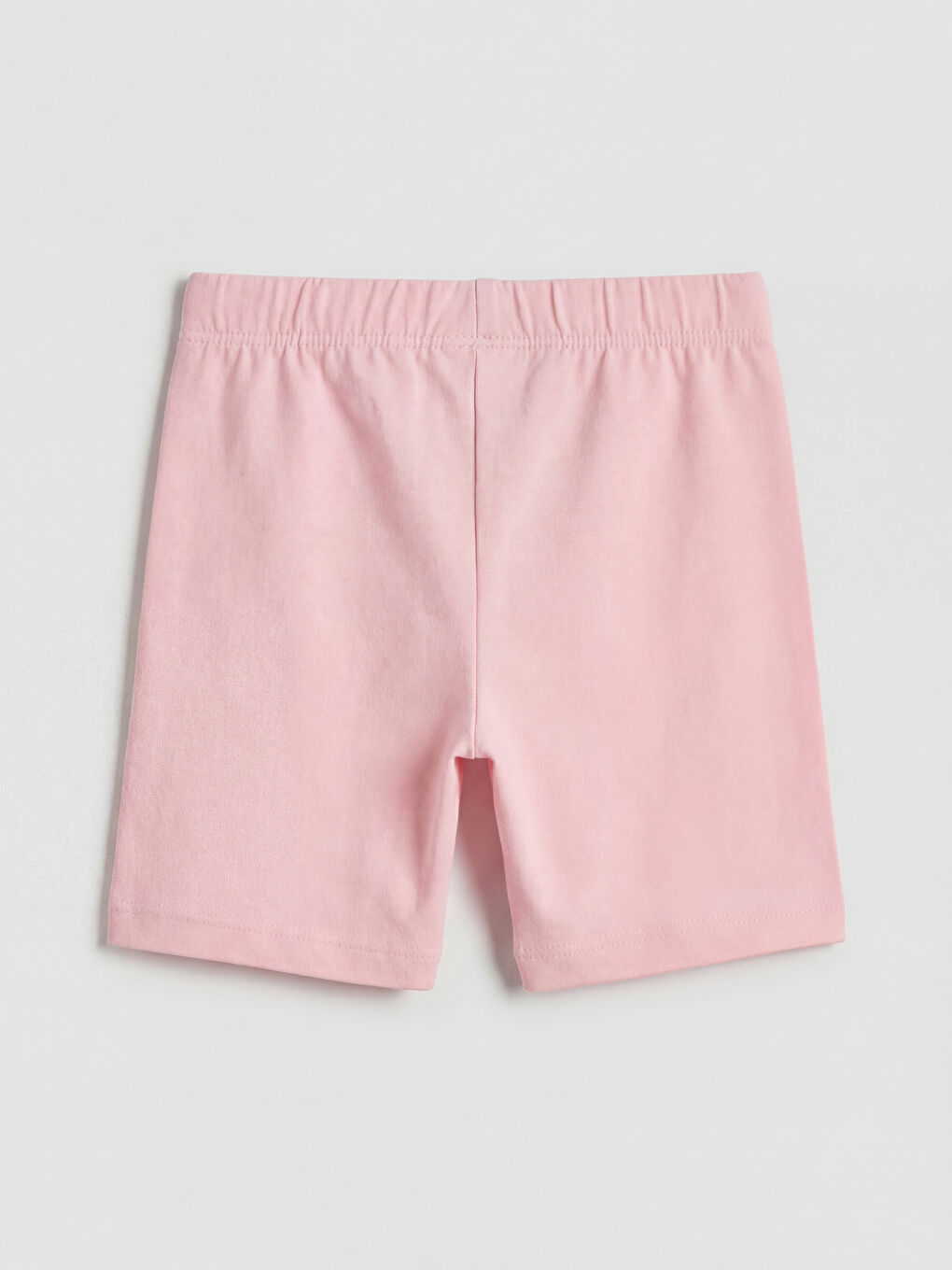 Pembe Beli Lastikli Kız Bebek Şort Tayt-1