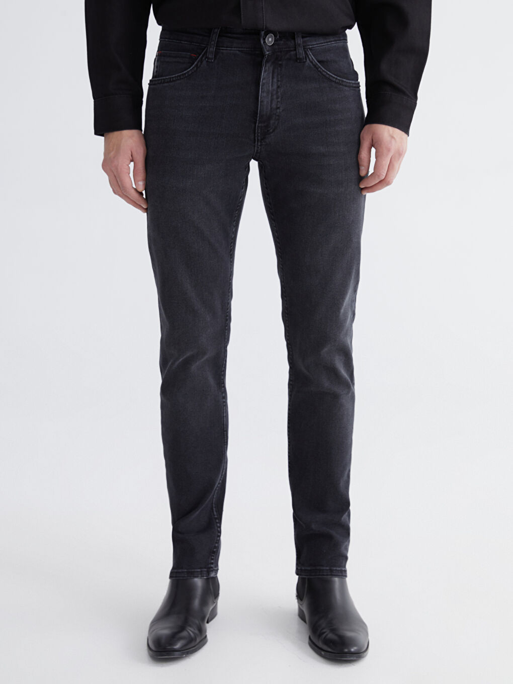 Siyah 750 Slim Fit Erkek Jean Pantolon-3