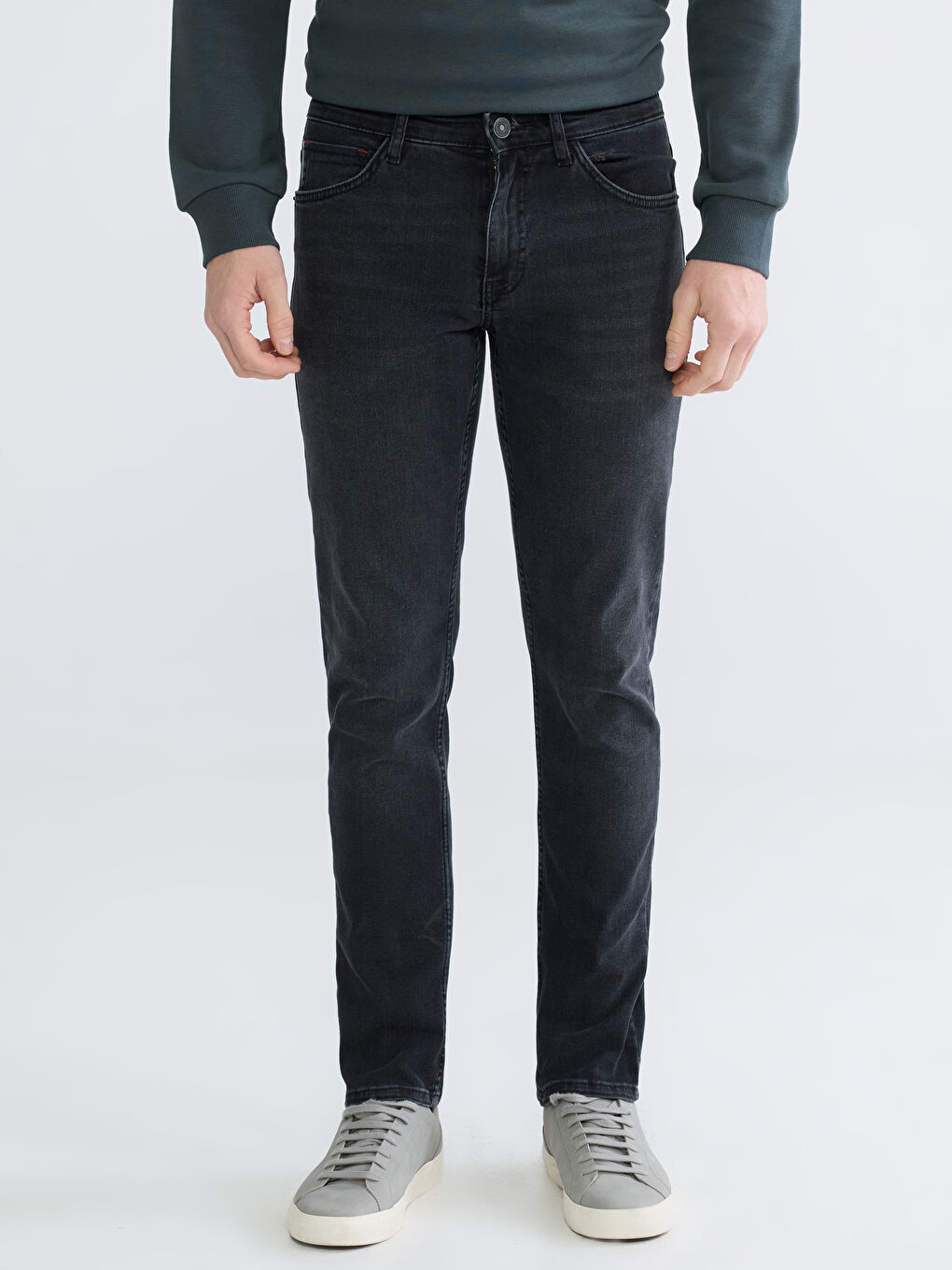 Siyah 750 Slim Fit Erkek Jean Pantolon-2