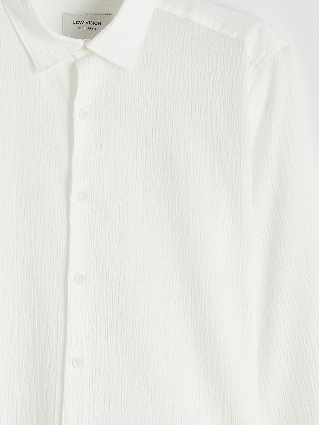 Ekru Regular Fit Erkek Gömlek-5