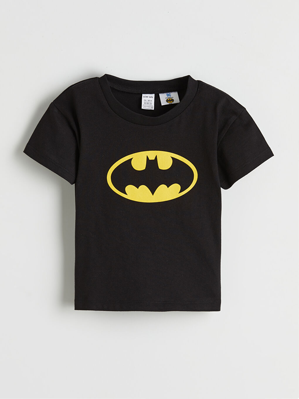 Siyah Batman Baskılı Erkek Bebek Tişört ve Şort-2