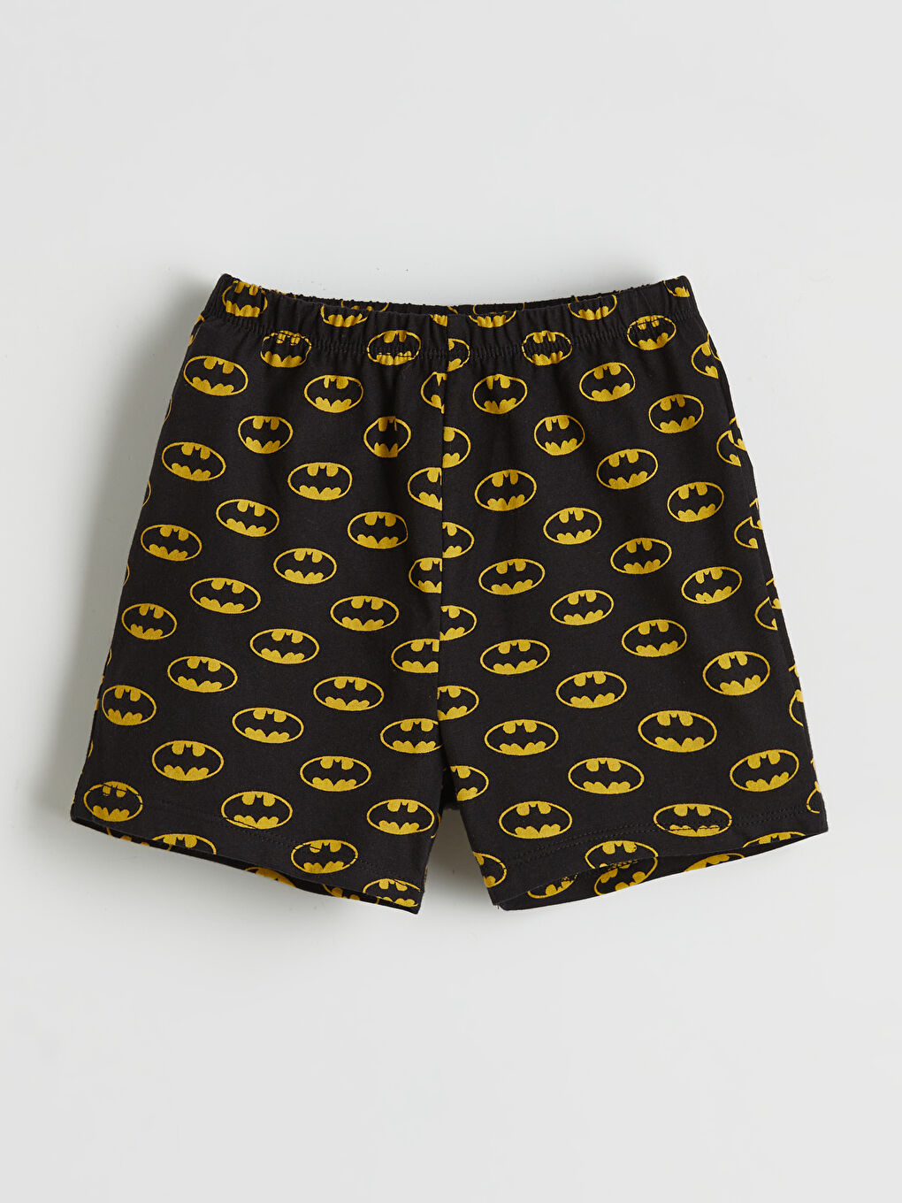 Siyah Batman Baskılı Erkek Bebek Tişört ve Şort-4