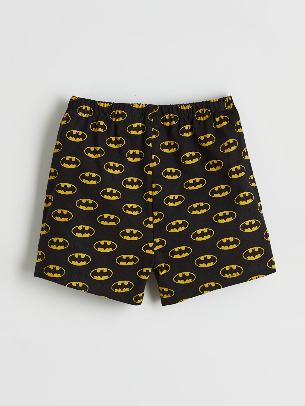 Siyah Batman Baskılı Erkek Bebek Tişört ve Şort-5