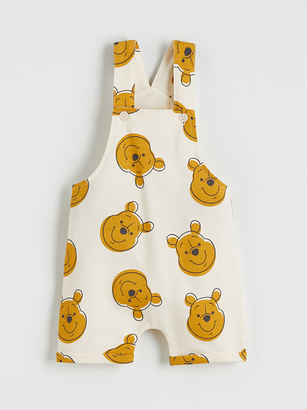 Baby Boy ECRU Dungarees-1