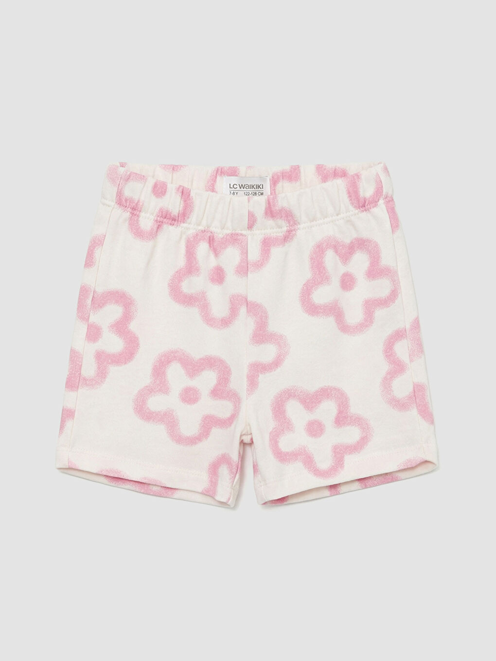 Pembe Stitch Baskılı Kız Bebek Tişört ve Şort-3