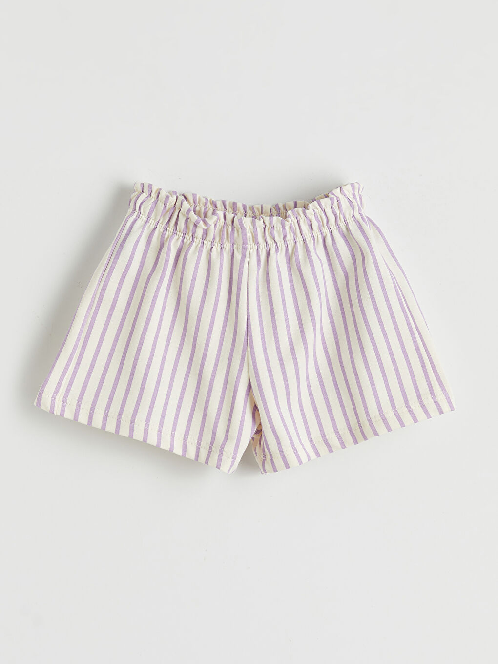 Lila Hello Kitty Baskılı Kız Bebek Tişört ve Şort Takım-3