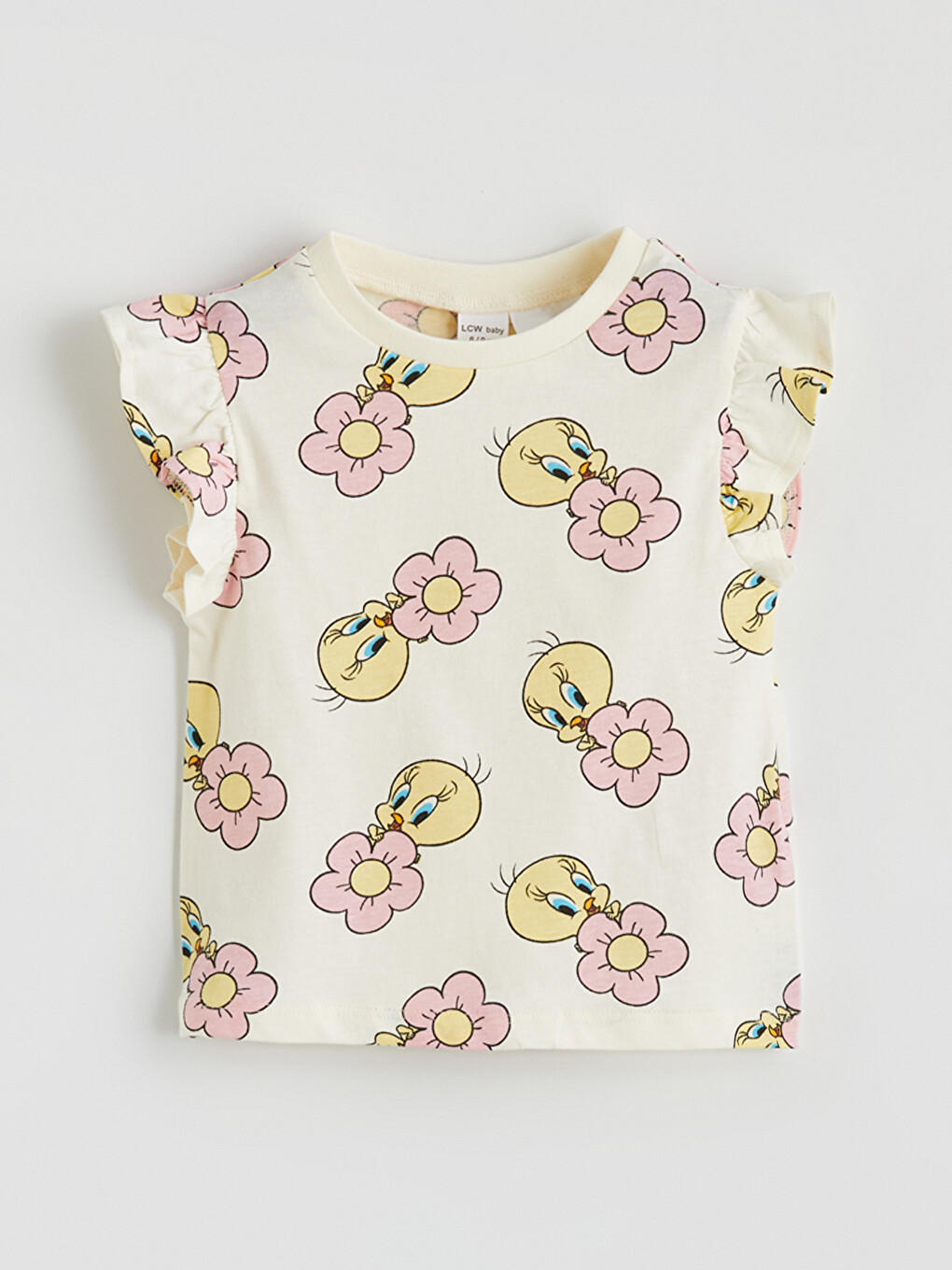 Bluza I Šorts Za Bebe Djevojčice Sa Tweety Štampom-9
