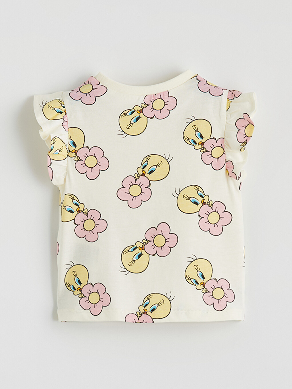 Bluza I Šorts Za Bebe Djevojčice Sa Tweety Štampom-11