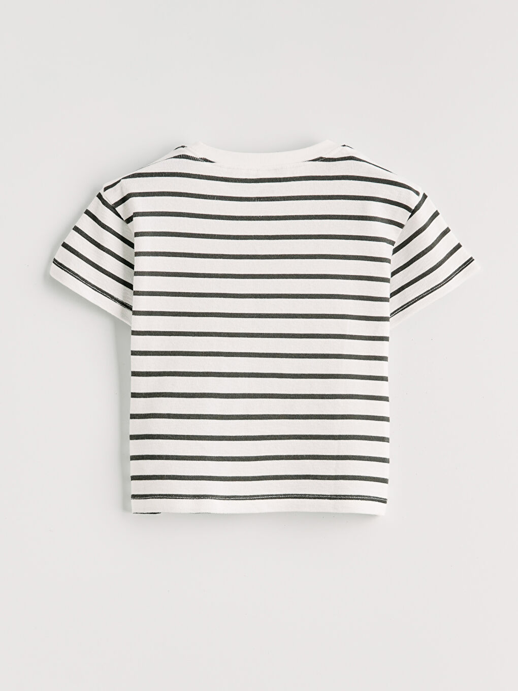 Tricou vărgat și pantaloni scurți pentru bebeluși băieți-3