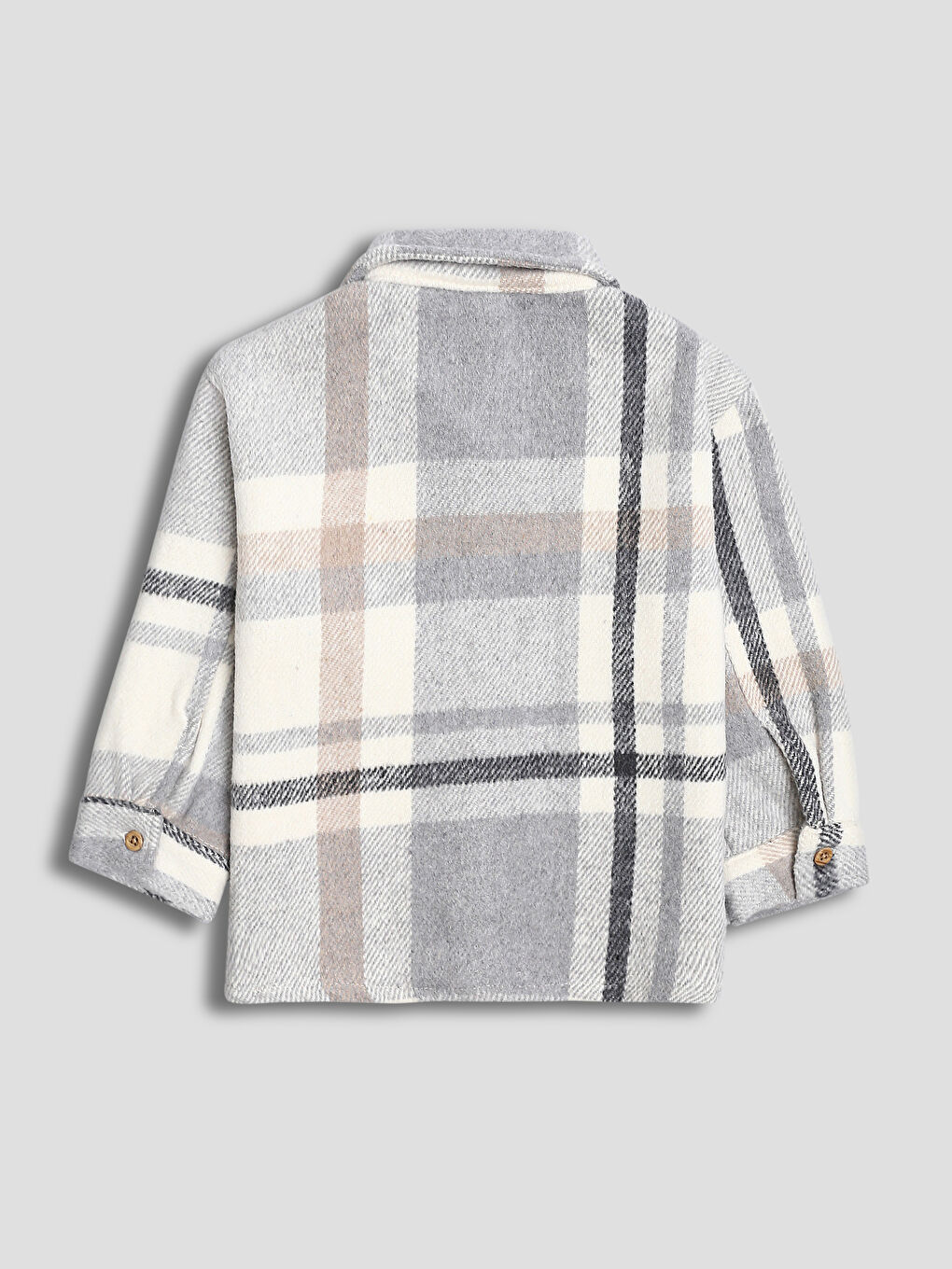 Long Sleeve Plaid Boys' Shirt-1