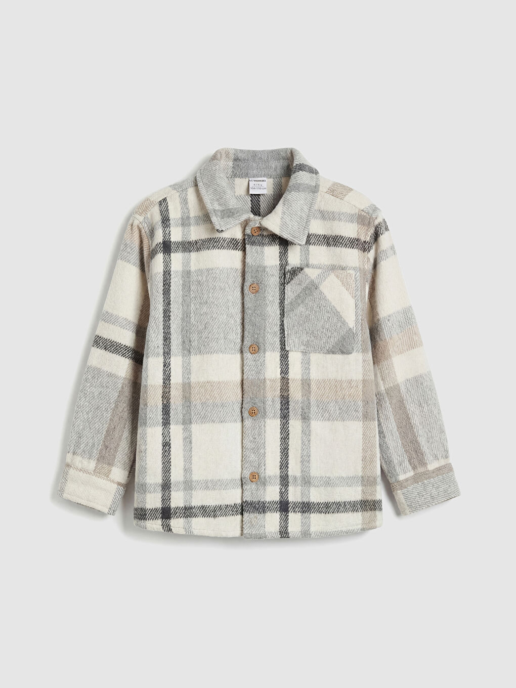 Long Sleeve Plaid Boys' Shirt