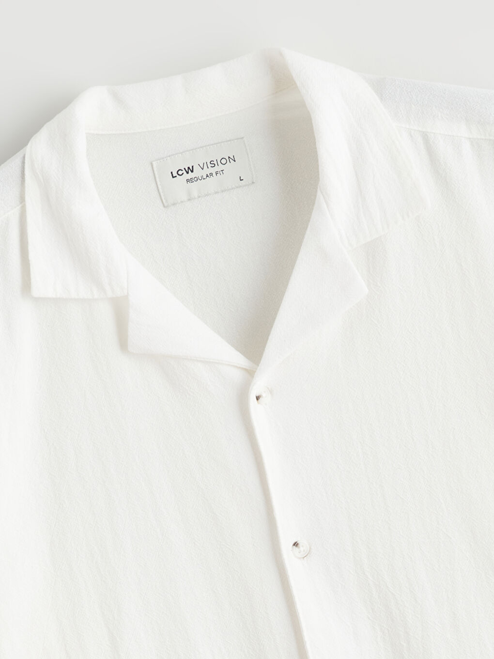 Men's Regular Fit Resort Collar Shirt-5