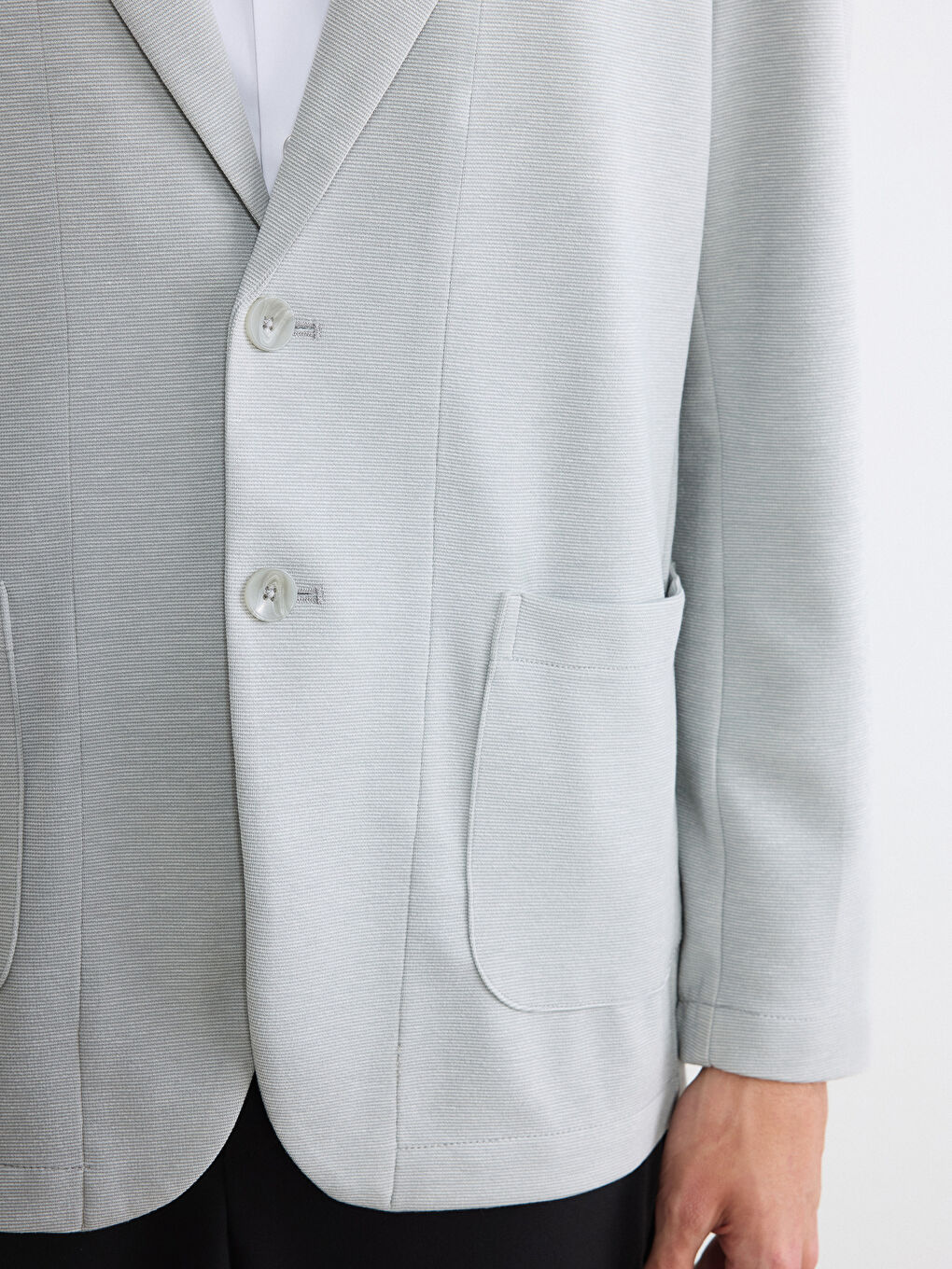 Мужчины Серый Блейзер-2