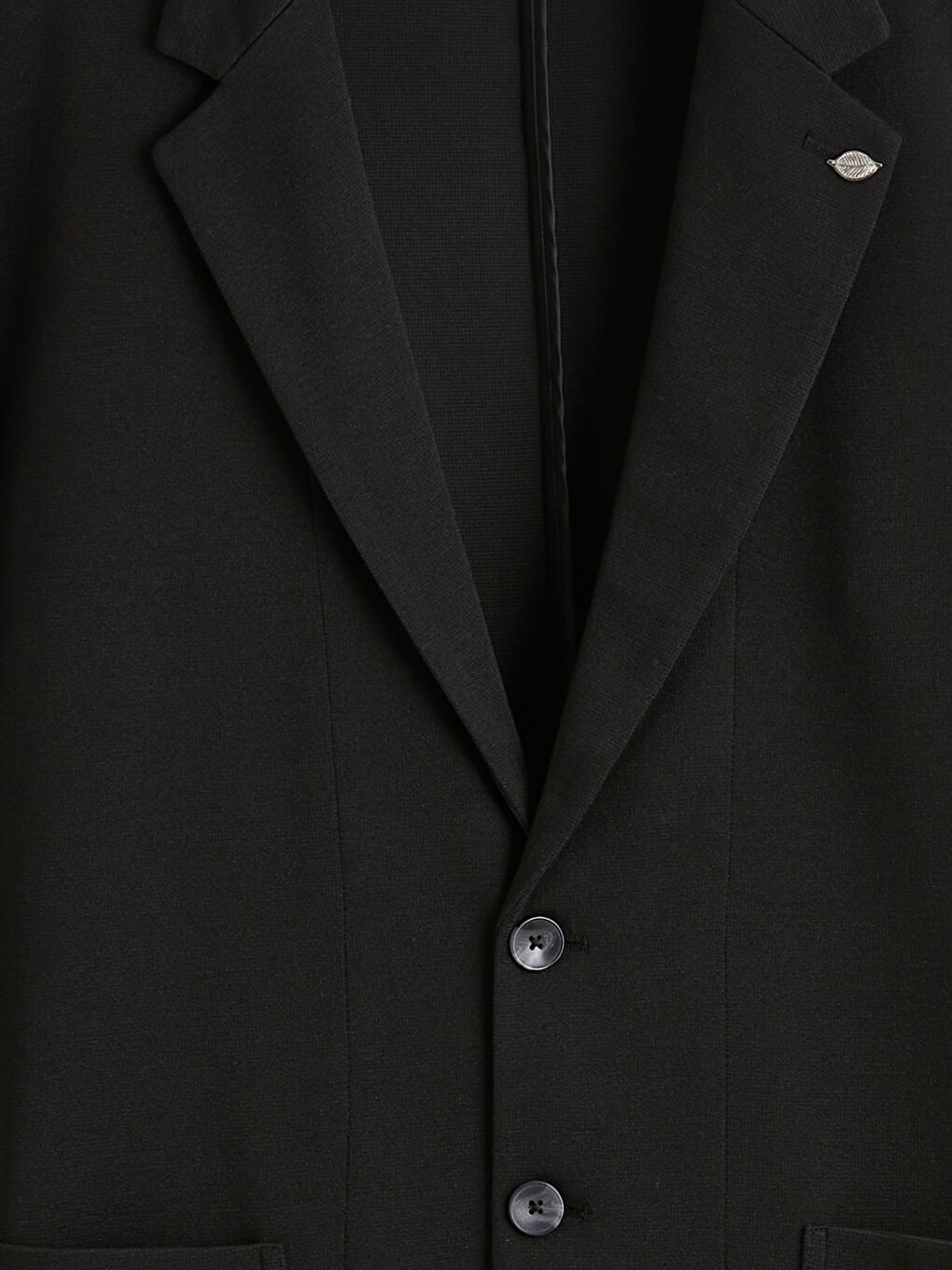 Siyah Dar Kalıp Erkek Blazer Ceket-4