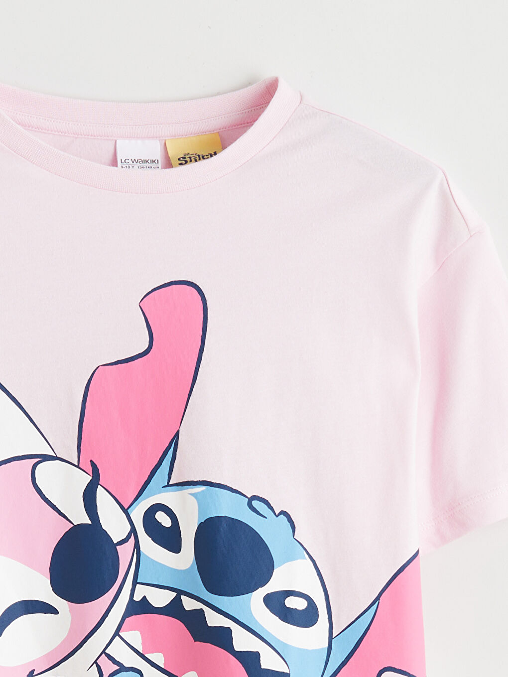 Girls' T-shirt with Stitch and Angel Print-2