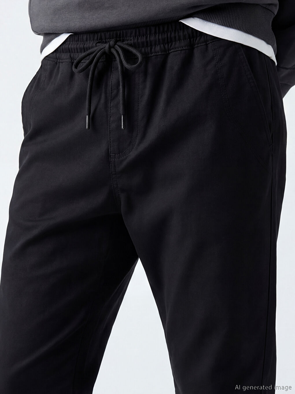 Man BLACK Trousers-2