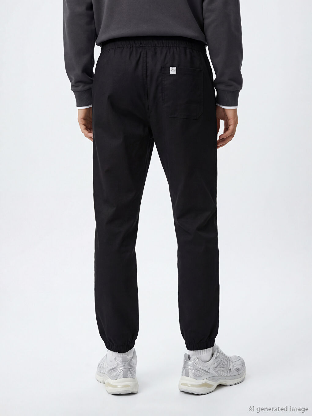 Man BLACK Trousers-3