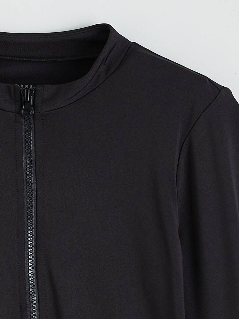 Woman BLACK Zip-Up Sweatshirt-5