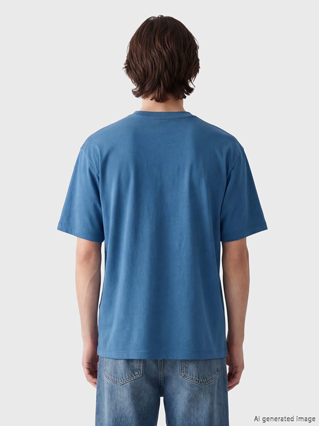 Crew Neck Embroidered Men's T-Shirt-2