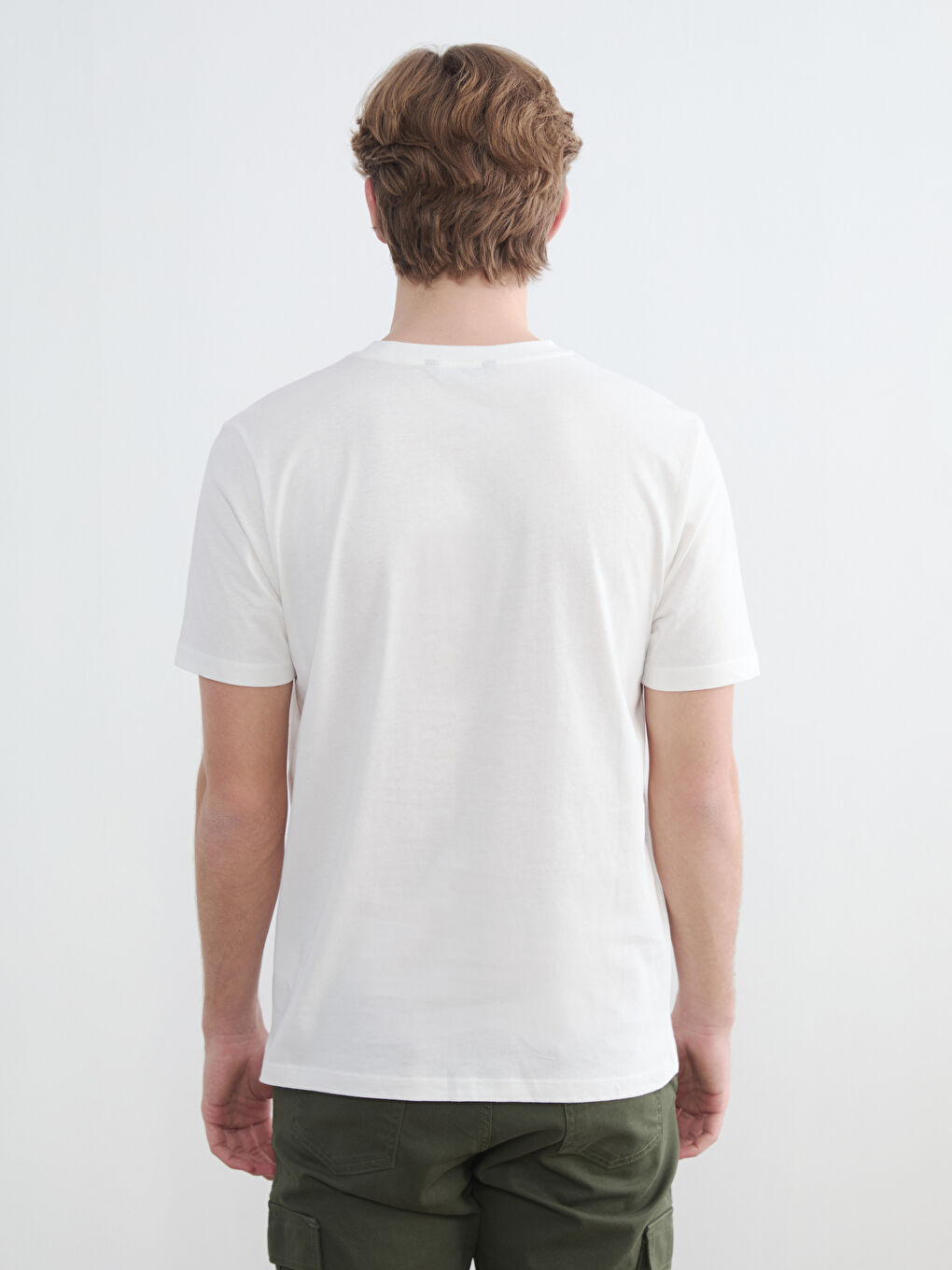 Crew Neck Printed Men's Jersey T-Shirt-3