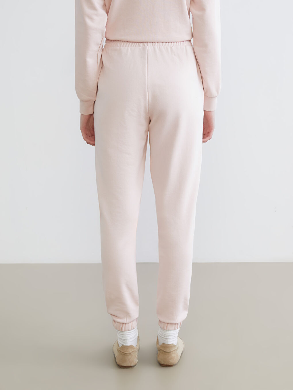 Дамски джогър панталони с еластичен колан-3