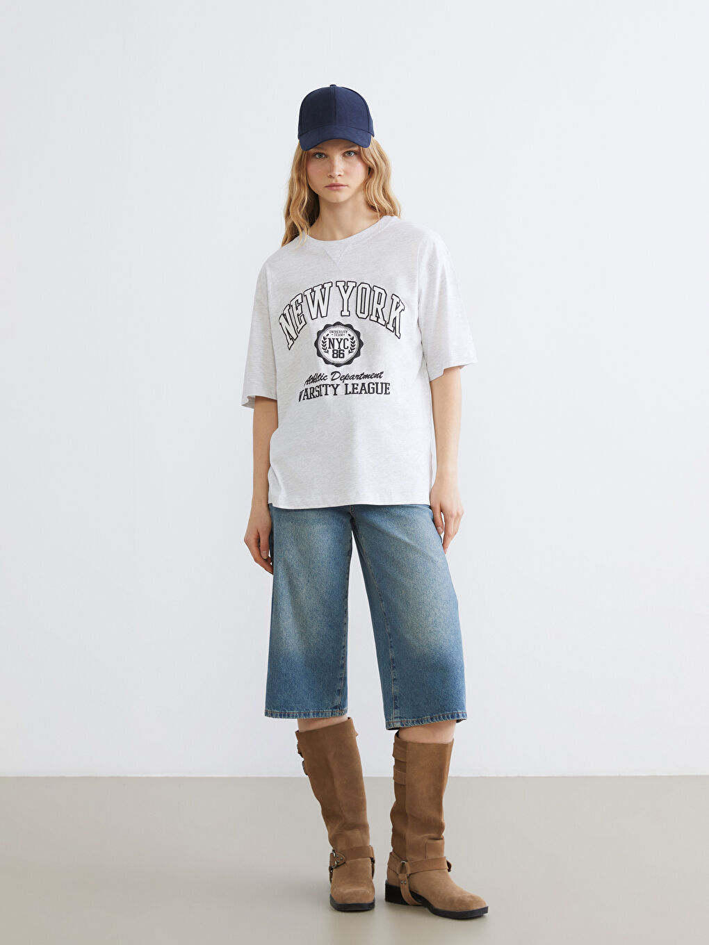 Әйелдер сұр Футболка-1