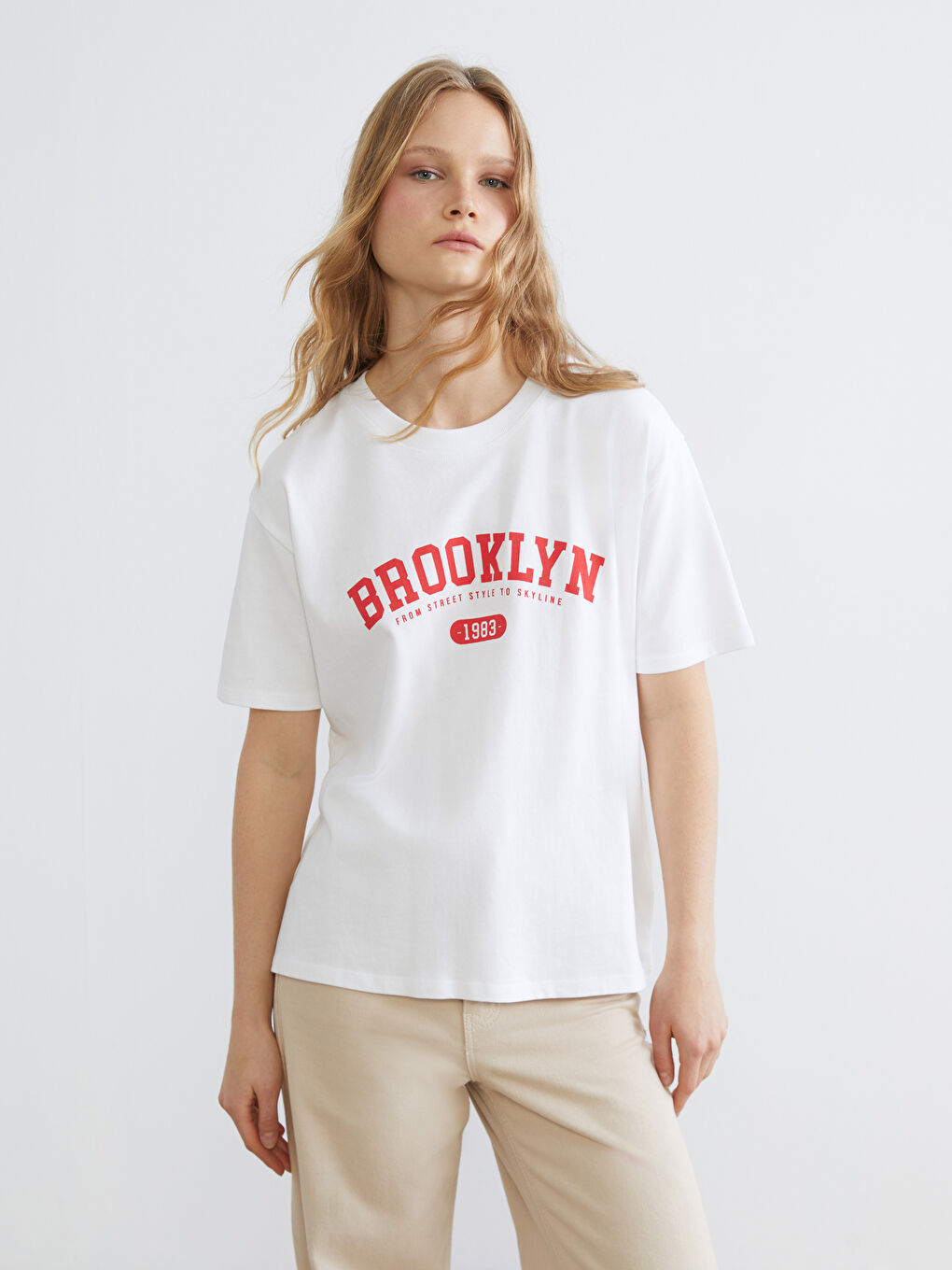 Әйелдер ақ Футболка