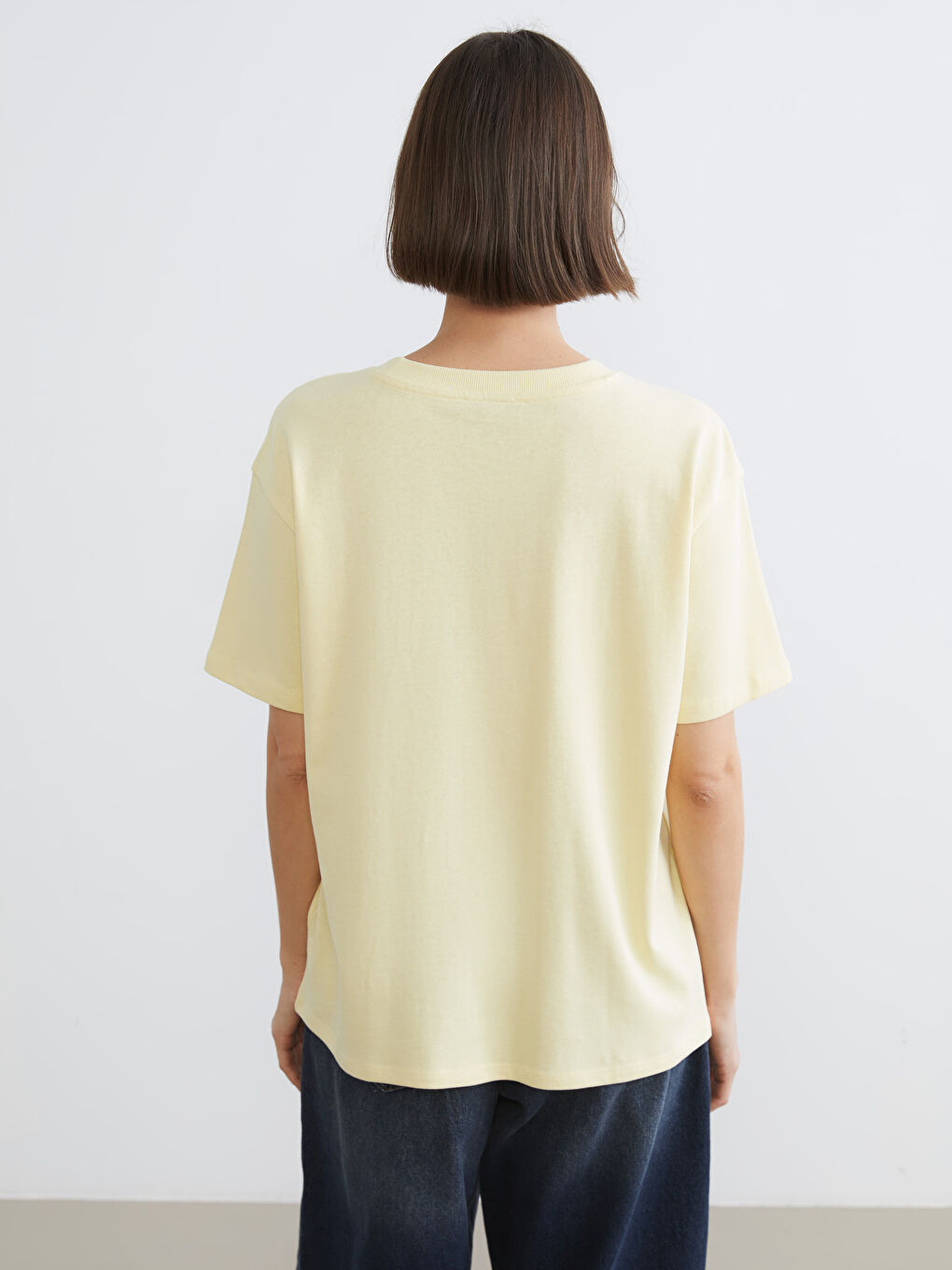 Әйелдер сары Футболка-3