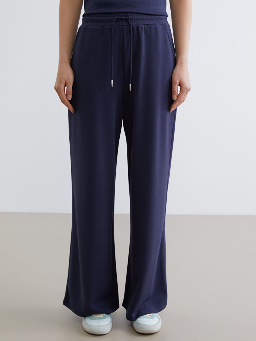 Әйелдер көк Жайлы спорт шалбар-1