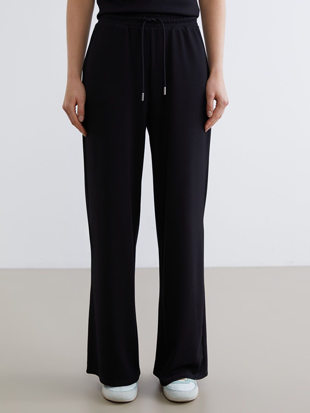 Әйелдер қара Жайлы спорт шалбар-1