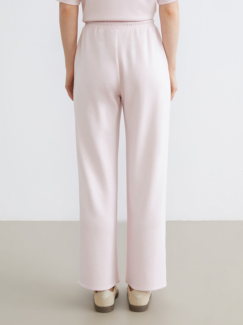 Әйелдер қызғылт Жайлы спорт шалбар-3