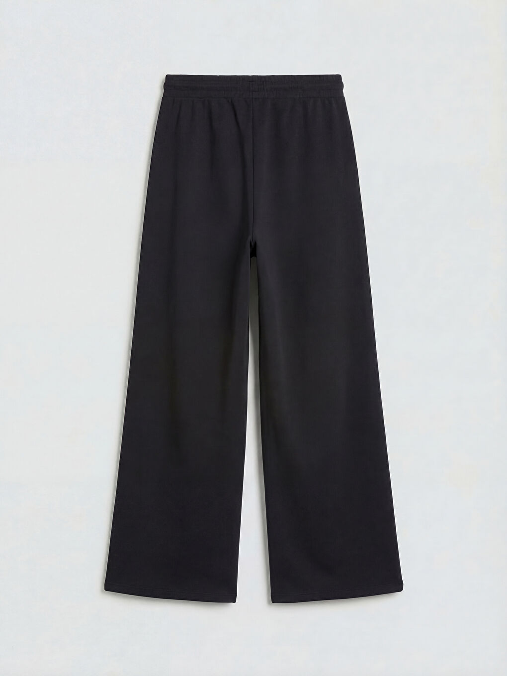 Antrasit Beli Lastikli Kadın Kalın Eşofman Altı-1