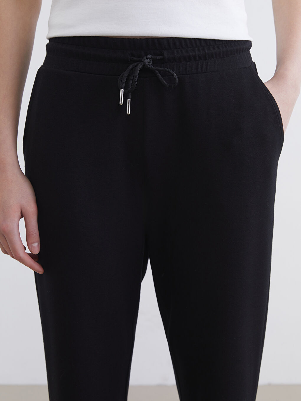 Soft Touch Women's Sweatpants with Elastic Waistband-2